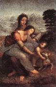 LEONARDO da Vinci The Virgin and Child with St Anne Spain oil painting artist